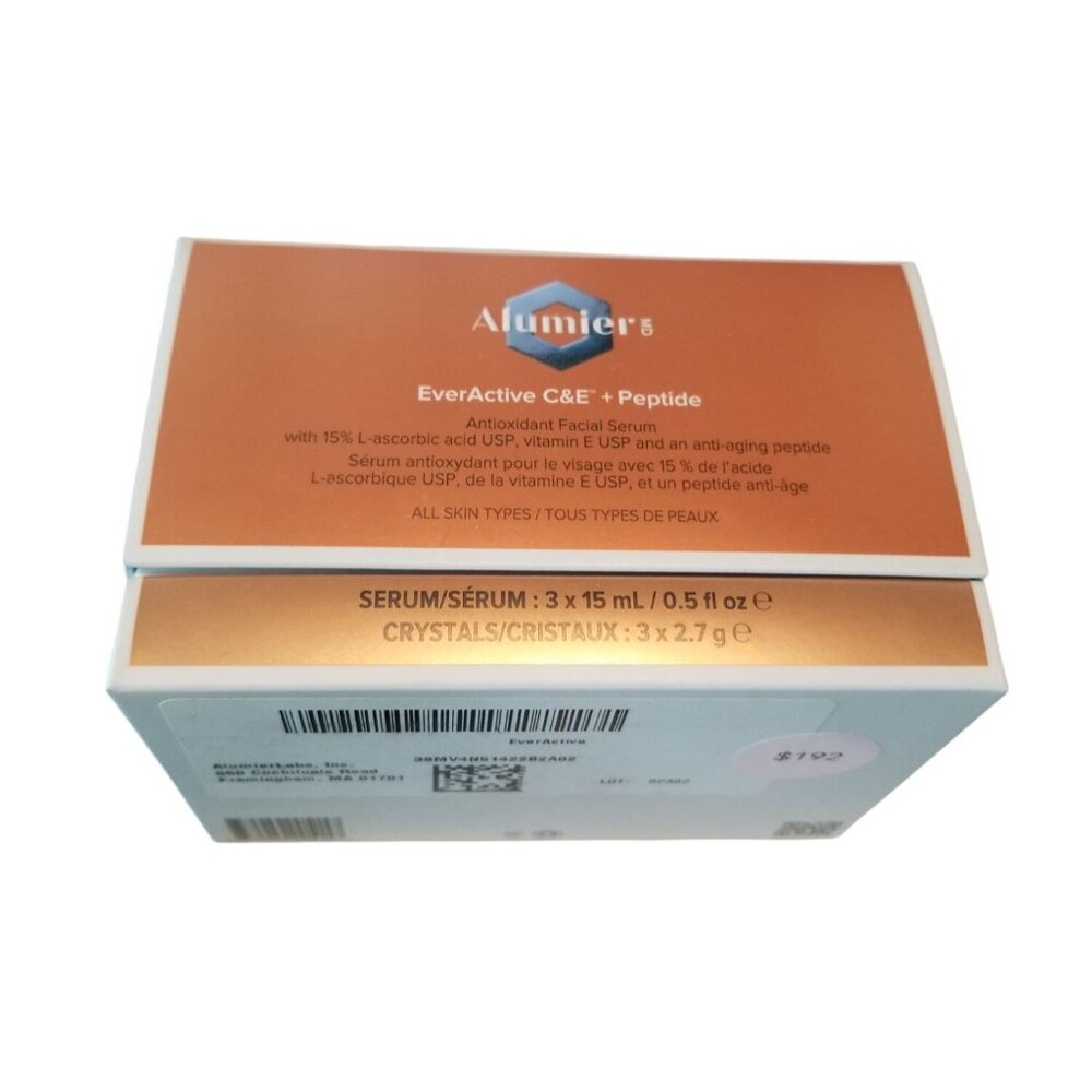 Skincare  Alumier Ever Active C&E + Peptide Serum 3 Pack Kit new